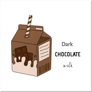 Dark Chocolate Milk Posters and Art